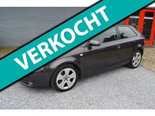 Audi A3 2.0 FSI Ambition AUT Airco S-line Lage Km Stand