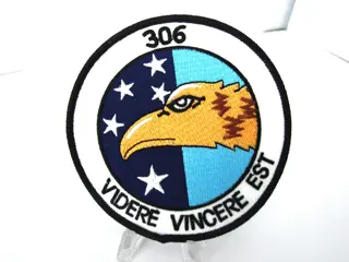 Embleem,Patch,KLU,306,TFTS,Videre,Vincere,Est,II