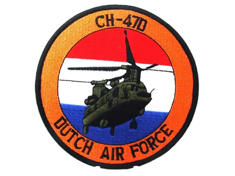 Embleem,Patch,KLU,CH-47D