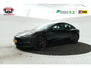 Tesla Model 3 Performance AWD 75 kWh Full Black! Track Modus, Stoelverwarming