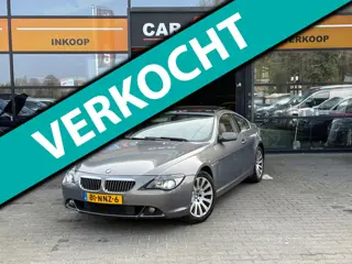 BMW 6-serie 630i PANODAK/MEMORY/LEDER/PDC/CRUISE/NAVI/BOMVOL
