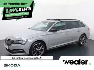 Skoda Superb Combi 1.4 TSI iV Sportline Business | 218 PK | SoH 94% | Panoramadak | Matrix LED kopla
