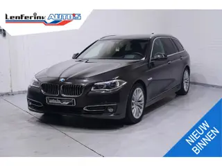 BMW 5-serie Touring 535d Luxury line NAP Navi Head up Sportstoelen Leder Camera Harman Kardon PDC v+