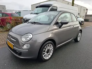 Fiat 500 C 0.9 TwinAir Lounge CABRIOLET/AIRCO/HALF LEDER!