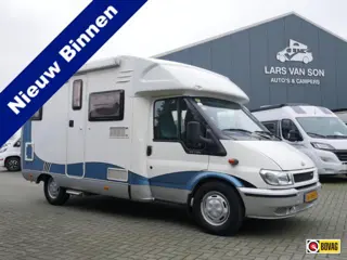 Hobby T550 FS, Fransbed, 5.70 Meter Half Integraal, Trekhaak