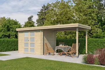 NIEUW Modern blokhut 3701EXT300