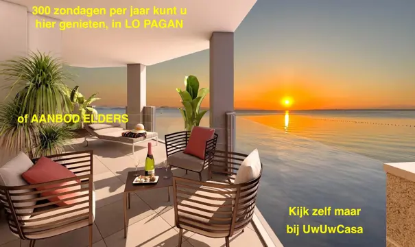 Uw eigen nieuwe Penthouse tussen 2 zeeën in LO PAGAN met veel