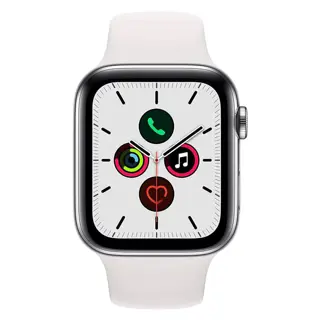 Apple Watch Series 5 40mm Stainless Steel Cellular (Simlockvrij) / SV