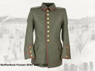 Jas,Veldjas,Waffenrock,Pruisen,WWI,1907