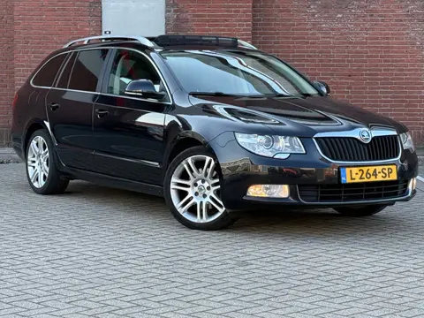 Skoda Superb Combi 2.0 TSI Elegance|AUTOMAAT|PANNO|LEDER|GOED-ONDERHOUDEN