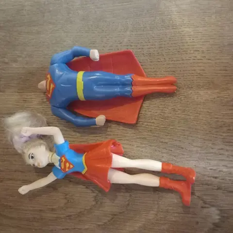 Actie figuren: super man - superwomen