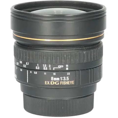 Tweedehands Sigma 8mm f/3.5 EX DG Fisheye Nikon CM6325