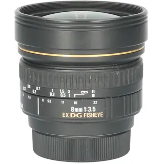 Tweedehands Sigma 8mm f/3.5 EX DG Fisheye Nikon CM6325