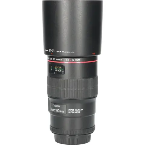 Tweedehands Canon EF 100mm f/2.8L IS Macro USM CM6307