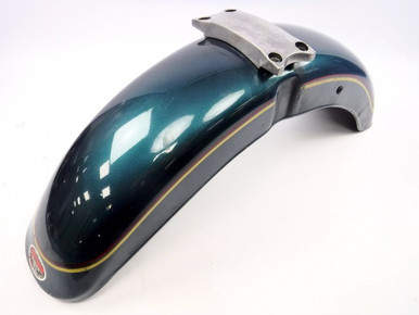 Used voorspatbord cal 3 blauw/groen