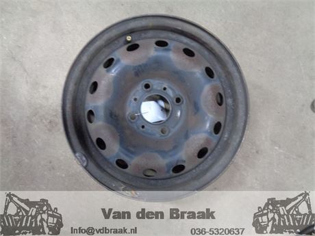 Peugeot 206+ 2009-2012 Stalen velg 14 inch