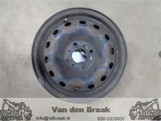 Peugeot 206+ 2009-2012 Stalen velg 14 inch