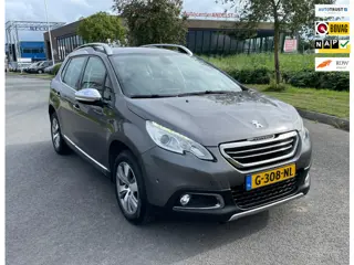 Peugeot 2008 1.2 PureTech Active, Cruise, Pdc, Navi, Lmv, Half leder, Climate control, Goed oh, Mooi