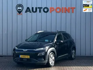 Hyundai Kona EV Premium 64 kWh SOH100% 1E EIG DEALEROND|STOEL.VRM+VERKOELING|LEDER|NAVI|LED|STUURVER