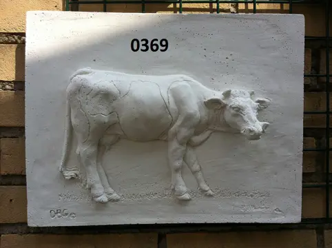 Wandschilderrij Koe. nr 0369