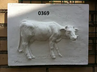 Wandschilderrij Koe. nr 0369