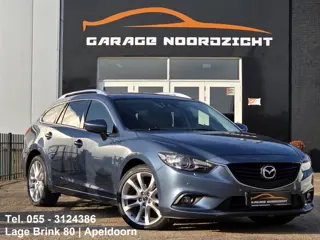 Mazda 6 Sportbreak 2.5 SkyActiv-G 192 GT-M XENON|NAVIGATIE|AUTOMAAT|LEDER|CRUISE CONTROL|GETINT GLAS