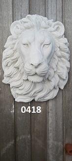 Leeuwen kop met en zonder waterslang. nr 0418 of 0419.