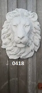 Leeuwen kop met en zonder waterslang. nr 0418 of 0419.