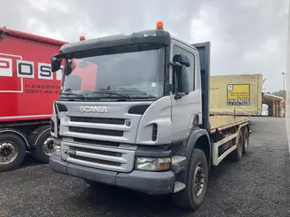 Scania P270 6x4 big axle manual gearbox steel suspension