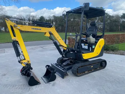 Yanmar sv18 1800kg minigraver 2019 2200 draaiuren cw05 nl machine