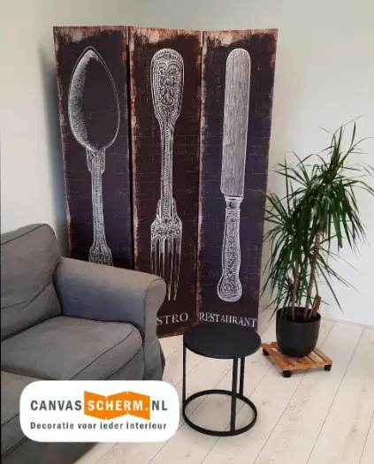 Roomdivider Kamerscherm Bistro