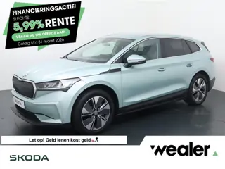Skoda Enyaq iV 80 Limited Edition | 204 PK | SoH 92% | Trekhaak | Warmtepomp | Adaptive cruise contr