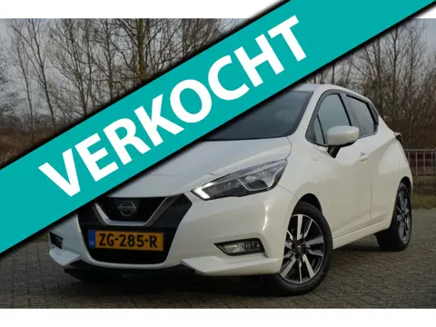Nissan Micra 1.0 IG-T 100pk N-Connecta - Pure White - 8x MICRA AKTIE v.a.€8.995,-