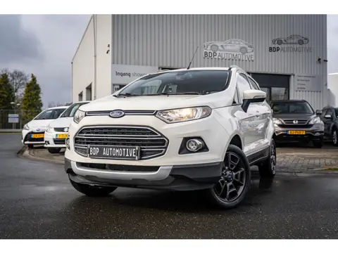 Ford EcoSport 1.0 EcoBoost Titanium ✔️Lage KM stand| Leer | Trekhaak | Keyless