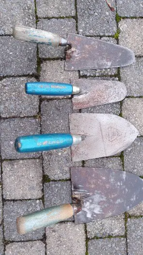 Metsel gereedschap troffels Jung Henkelmann