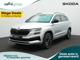 Skoda Karoq 1.5 TSI ACT 150 pk DSG Sportline Business | Matrix LED | Stuur-/stoelverwarming | Achter