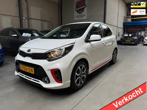 Kia Picanto GT-Line EDITION 1E EIGENAAR NL AUTO NAP NAVI/CAMERA VOL LEDER CRUISE LED LMV AIRCO!!