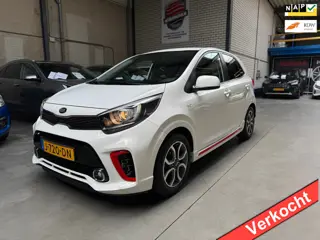 Kia Picanto GT-Line EDITION 1E EIGENAAR NL AUTO NAP NAVI/CAMERA VOL LEDER CRUISE LED LMV AIRCO!!