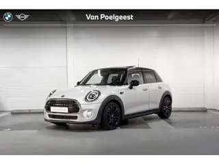 MINI 5-deurs Cooper |  Glazen panoramadak | Perkeersensoren achter | 17" LM Rail Spoke two-tone
