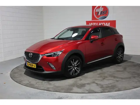 Mazda CX-3 2.0 SkyActiv-G 120 GT-M Line, NL, Camera, Navigatie, Cruise, Clima, Xenon, Hud, Leer, 18 
