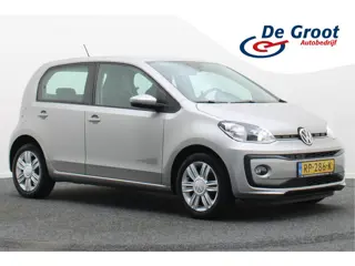 Volkswagen up! 1.0 BMT high up! 5-Deurs, Leder/Stof, Airco, Cruise, Bluetooth, Radio, PDC, 15''