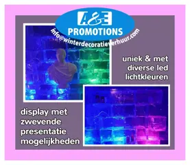 huur ijs visuual merchandise verhuur hilversum aalsmeer info@winterdecoratieverhuur,com