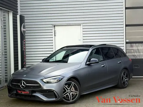 Mercedes-Benz C-klasse Estate 300 d AMG Line|PANO|Leder|360 Camera|HEADUP|SFEER|MEMORY|BURMESTER
