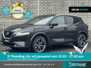 Nissan Qashqai 1.3 Tekna Plus | Panoramadak | BOSE-Audiosysteem | Stoel + Stuurverwarming | Elektris