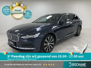 Volvo V90 2.0 B4 Inscription UITKLAPBARE TREKHAAK | ACHTERUITRIJCAMERA | NAVIGATIE | LEDEREN BEKLEDI