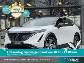 Nissan Ariya 91 kWh Evolve 243PK | SOH 99%| Panoramadak | 360° Camera | Apple Carplay | BOSE audio
