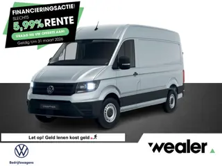 Volkswagen Bedrijfswagens Crafter Trendline L3 2.0 TDI EU6 103 kW (140 pk) GVW 3.0T WB 3640 MM 6 ver