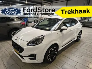 Ford Puma EcoBoost Hybrid 155 pk ST-Line X | Trekhaak | LED | Navi | B&O | Half leer | Clima | Cruis