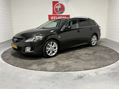 Mazda 6 Sportbreak 2.5 S-VT GT-M, Xenon, Trekhaak, 18 inch, isofix, Bose, Cruise, Airco, Prijs incl.
