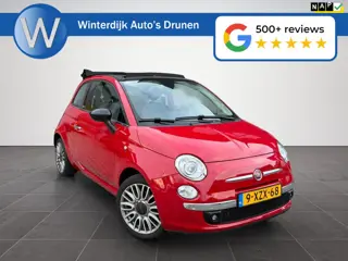 Fiat 500 C 0.9 TwinAir Turbo Cult Puntgaaf|KofferMandje|NAP